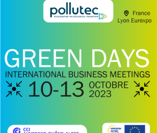 Visuel GreenDays Pollutec 2023 EEN & CCI-ARA