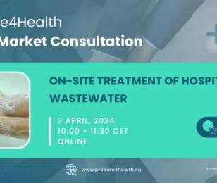 Procure4Health Open Market Consultation hospital wastewater