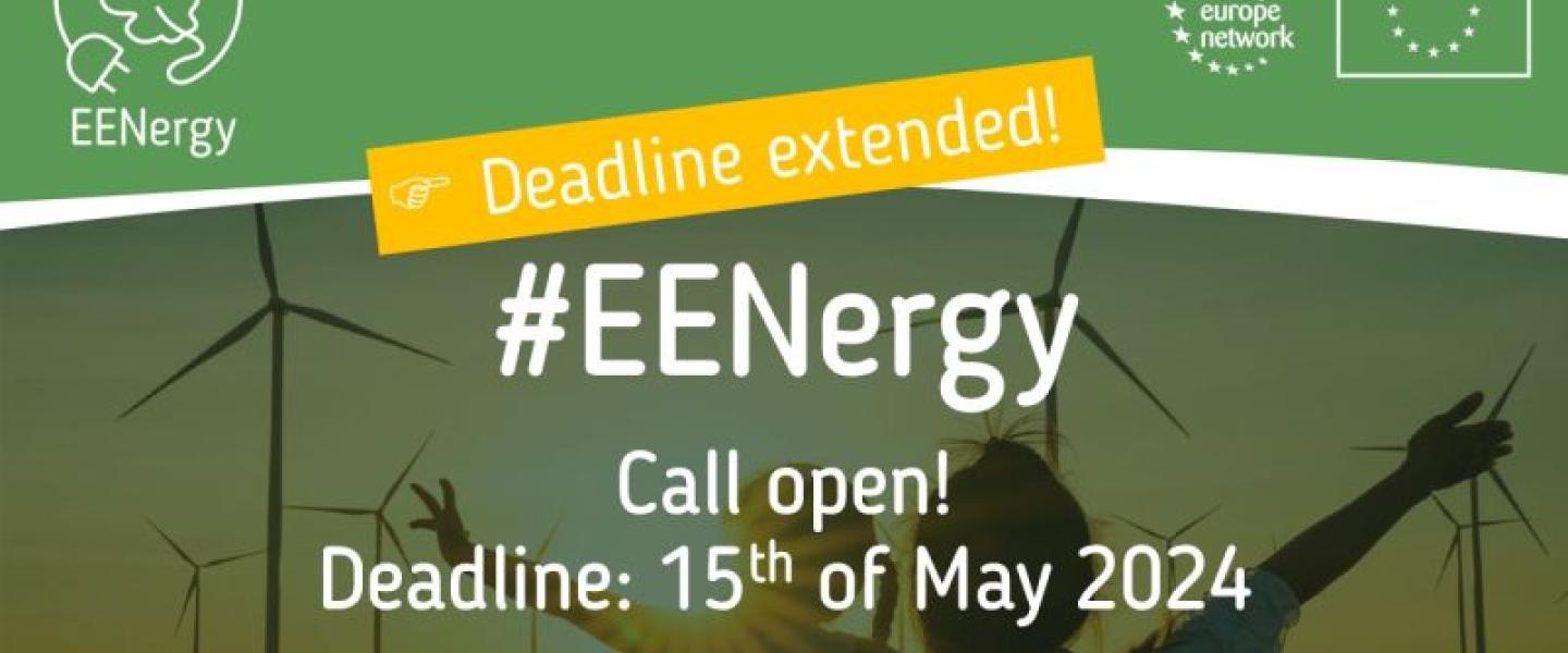 EENergy call open! Deadline extended 15 may 2024