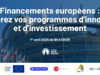 Conférence Financements européens Choose Paris Region, 1er avril 2025